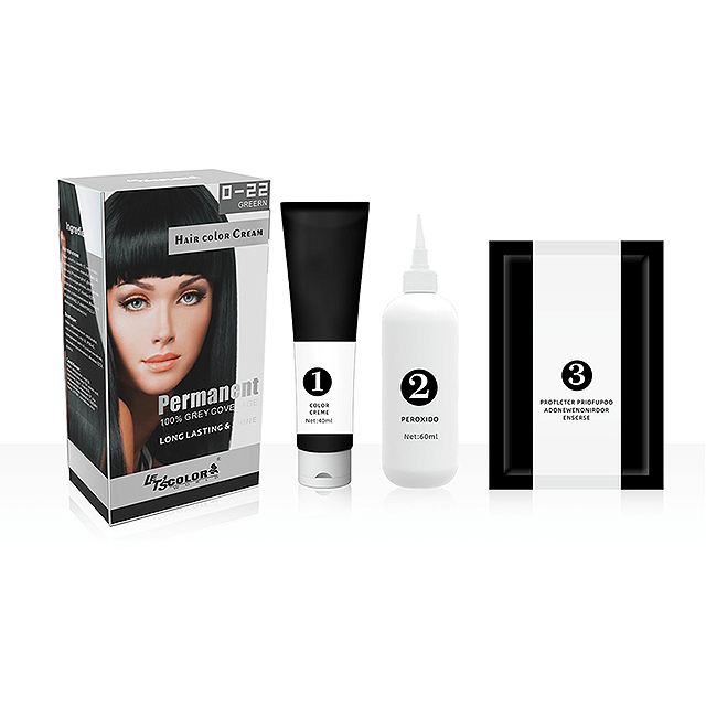 Kit de creme de cor de cabelo